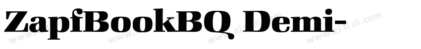 ZapfBookBQ Demi字体转换 ZapfBookBQ Demi字体转换